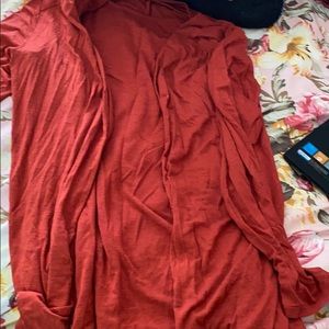 Burnt orange Tank-top and jacket combo